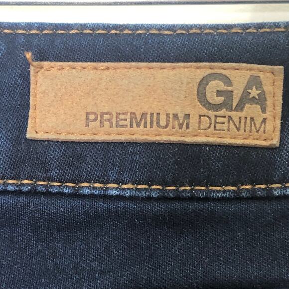 Garage Premium Super Soft Dark Blue Denim Skinny Leg Jeans - Picture 5 of 7